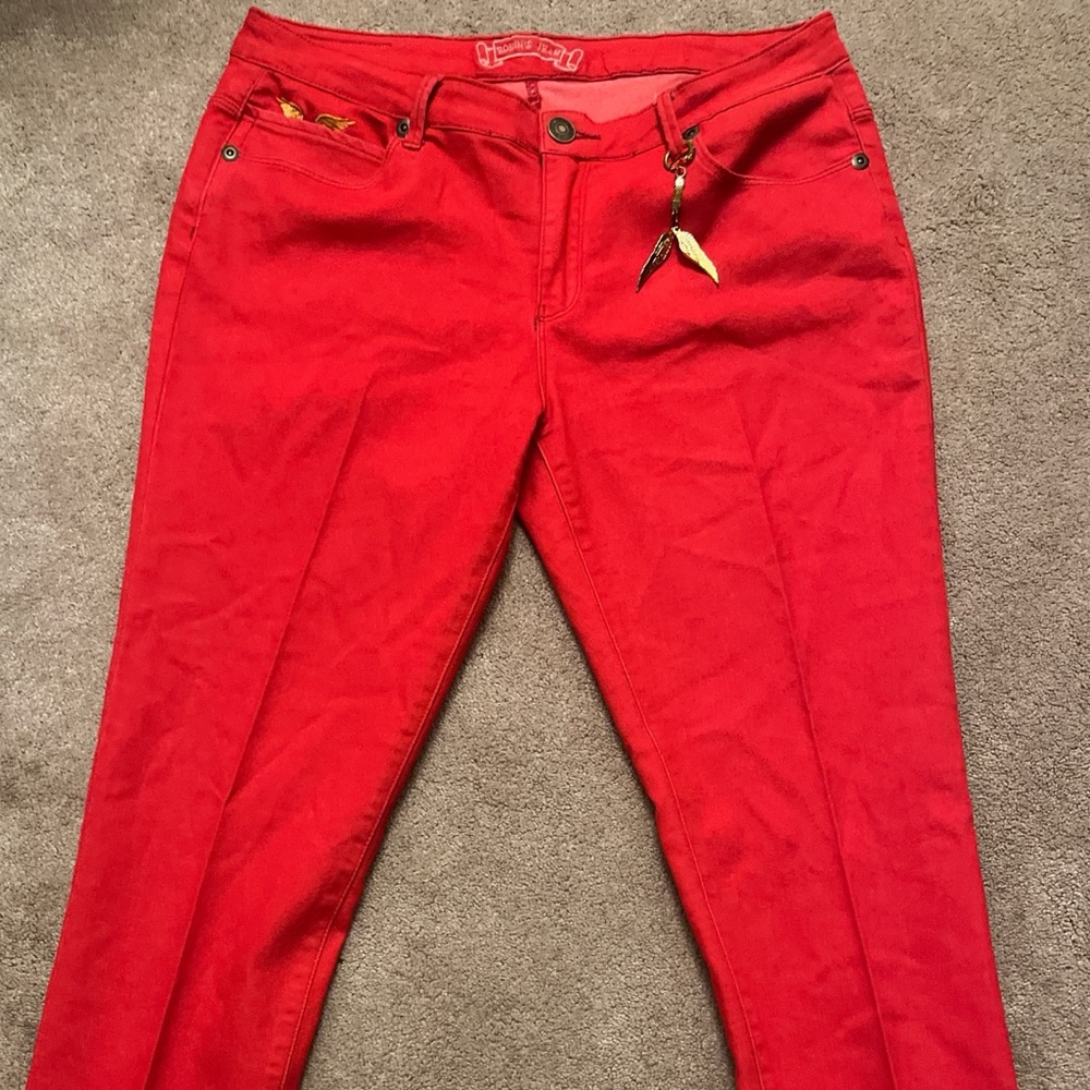 Robin's Jean Bold Red Denim